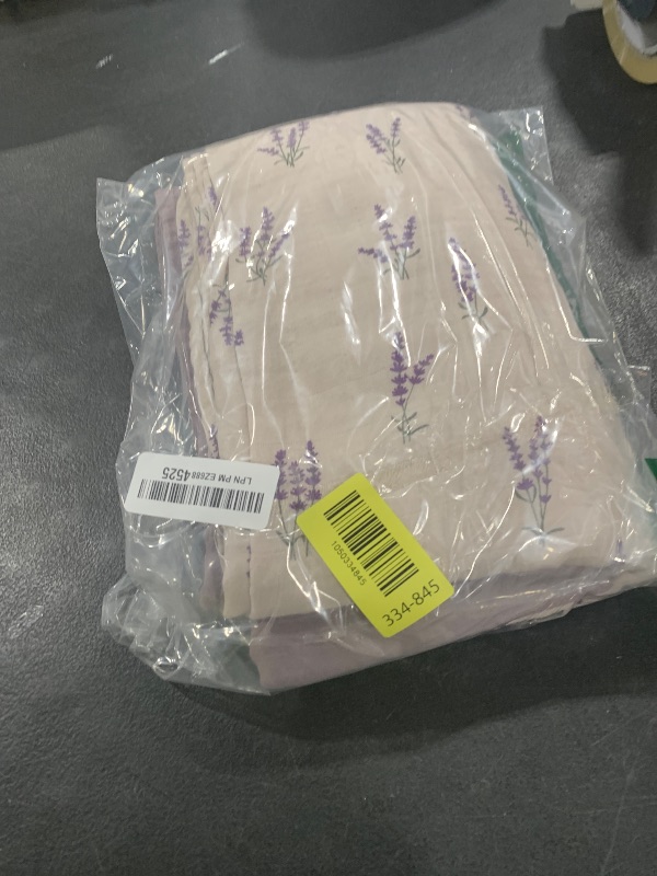 Photo 1 of LifeTree Baby Swaddle Blankets Girls, Organic Muslin Swaddle Blankets Unisex Swaddling Wrap Receiving Blanket for Newborn, Organic Cotton, Large 47 x 47 inches, Lavender & Mauve