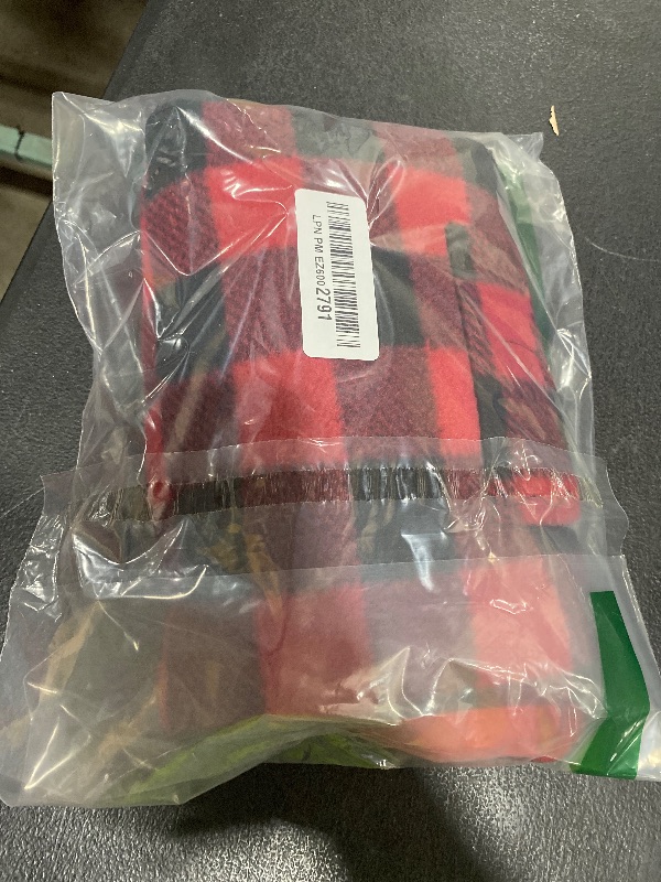 Photo 1 of ASENKU Dog Winter Coat, Fleece Doggie Jacket Plaid Reversible Vest Waterproof Windproof Cold Weather Clothes for Small Medium Large Dogs(L,Red)