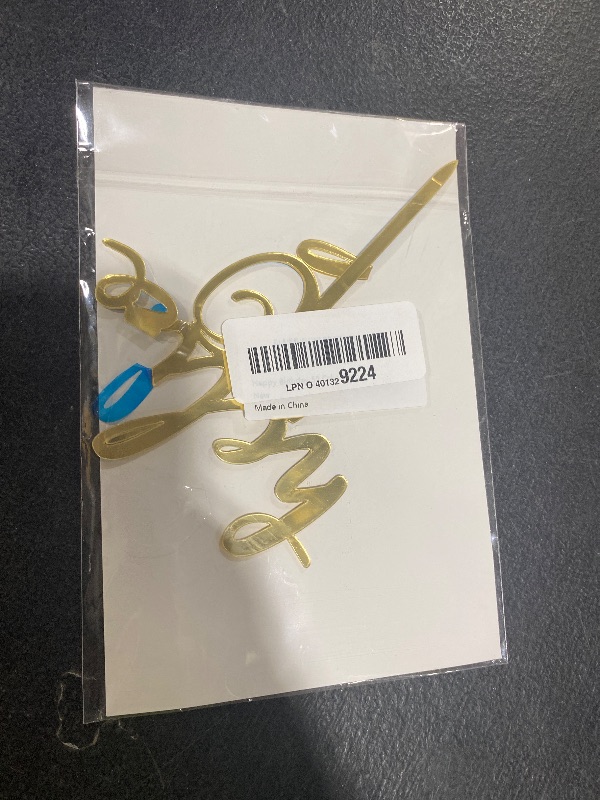 Photo 1 of Hello 50 Cake Topper, Acrylic Gold Mirror 50 Birthday Cake Side Decoration, 50 Year Old Happy Birthday Cake Decoration 50th Anniversary Party Supplies (HELLO 50)