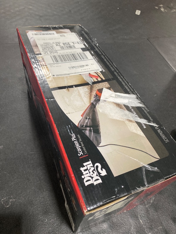 Photo 1 of Dirt Devil Scorpion Plus Handheld Vacuum Cleaner, Powerful Suction, Lightweight, Includes Pivoting Stair and Upholstery Tool, Crevice Tool, Corded Portable Vacuum Cleaner