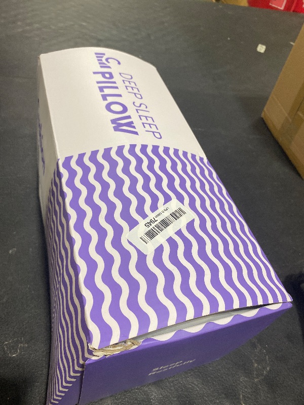 Photo 1 of C CUSHION LAB Deep Sleep Pillow, Patented Ergonomic Contour Design for Side & Back Sleepers, Orthopedic Cervical Shape Gently Cradles Head & Provides Neck Support & Shoulder Pain Relief - Calm Grey