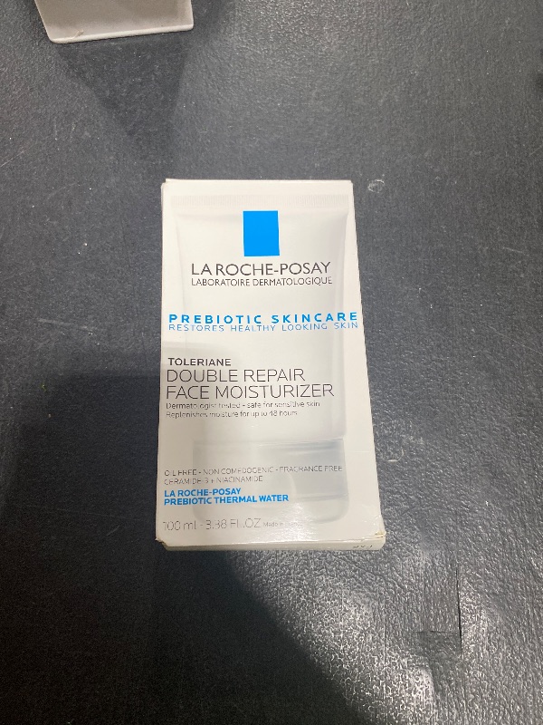 Photo 1 of La Roche-Posay Toleriane Double Repair Face Moisturizer, Daily Moisturizer Face Cream with Ceramide and Niacinamide for All Skin Types, Oil Free, Fragrance Free