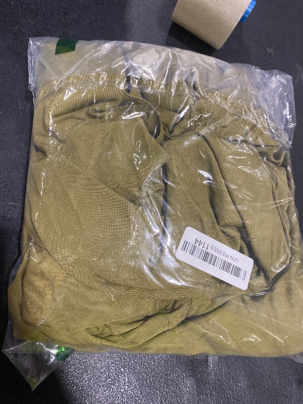 Photo 1 of The Drop Women's Britt Tiered Maxi Tent Dress, Olive Oil, L