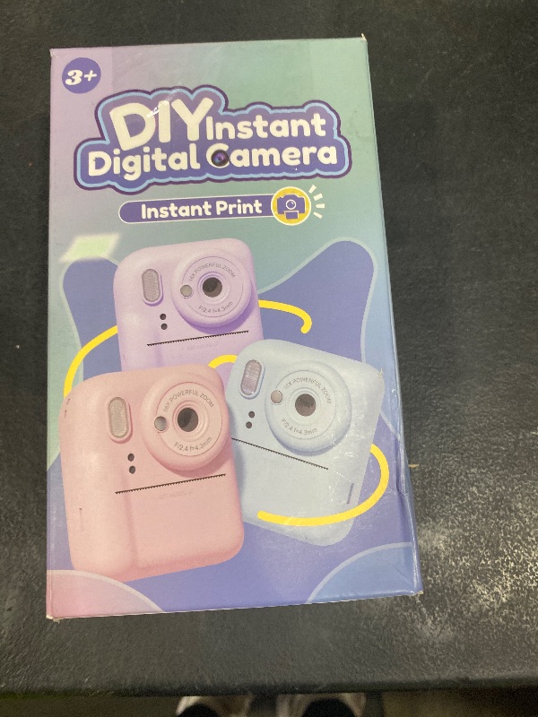 Photo 1 of JOYJAM Kids Camera Instant Print, Upgrade Dual-Lens Selfie Digital Camera for Kids, HD 1080P, Christmas Birthday Gifts Toys for Girls Age 3-12, Toddler Portable Toy with SD Card 3 Rolls Print Paper