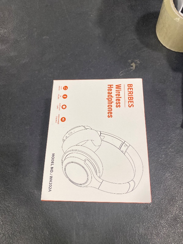 Photo 1 of BERIBES Bluetooth Headphones Over Ear, 65H Playtime and 6 EQ Music Modes Wireless Headphones with Microphone, HiFi Stereo Foldable Lightweight Headset, Deep Bass for Home Office Cellphone PC Ect.
