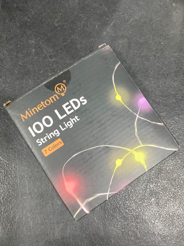 Photo 1 of Minetom Fairy Lights Color Changing - 33FT 100 LED String Lights with Remote,11 Modes, USB Fairy Lights Indoor, Twinkle Christmas Fairy Light for Bedroom Indoor Classroom
