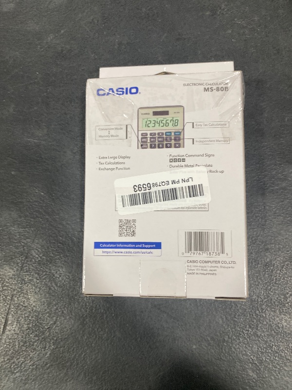 Photo 1 of MS-80B Standard Function Desktop Calculator / 40 Calculators