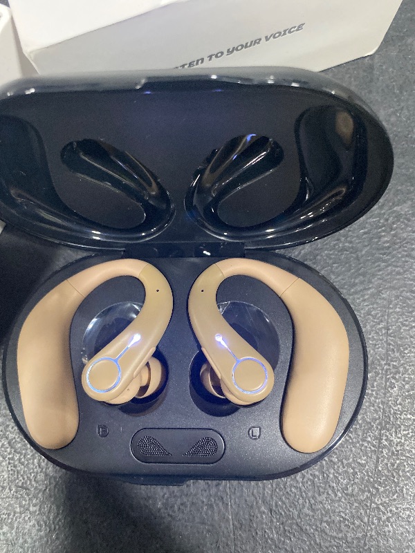 Photo 1 of Hearing Aids, Hearing Aids for Seniors with Bluetooth, Rechargeable Hearing Aid with Noise Cancellation, 5-Level Button Volume Control, OTC Hearing Amplifier for Moderate Hearing Loss, Clear Sound