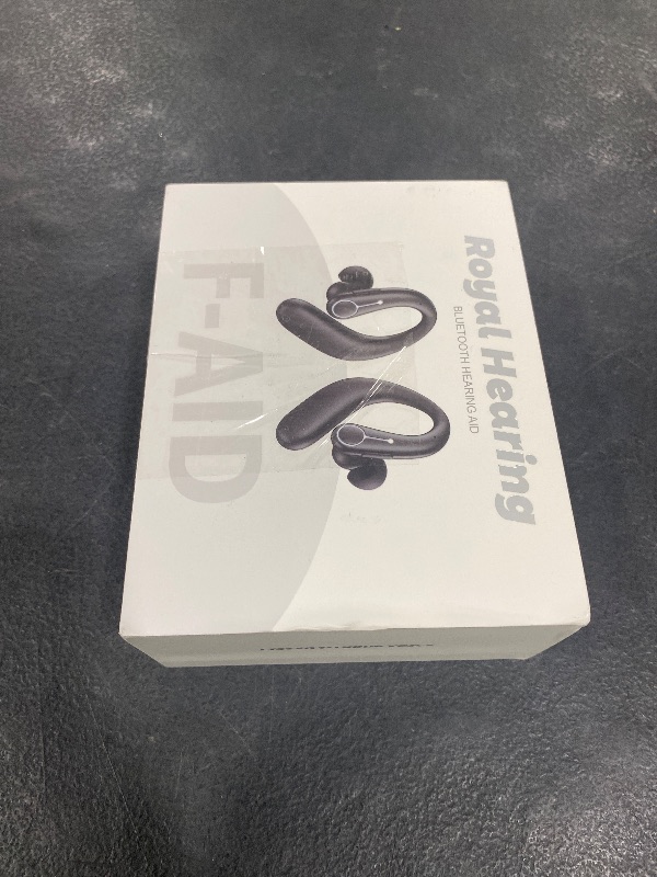Photo 1 of Hearing Aids, Hearing Aids for Seniors with Bluetooth, Rechargeable Hearing Aid with Noise Cancellation, 5-Level Button Volume Control, OTC Hearing Amplifier for Moderate Hearing Loss, Clear Sound