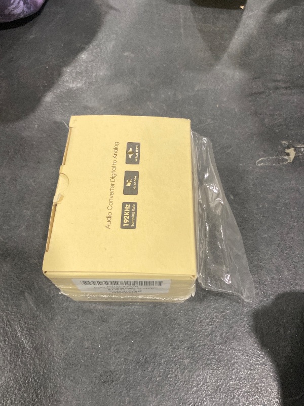 Photo 1 of Digital to Analog Audio Converter 192KHz, DAC Digital SPDIF Coaxial Optical Convert to L/R RCA, Toslink Optical to 3.5mm Jack Audio Adapter for PS4 HD DVD Home Cinema Systems