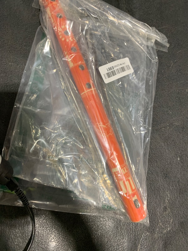 Photo 1 of Mia Jewel Shop - Handmade Colored Bamboo Wooden Flute | Tribal Nature Pattern | Native Recorder for Beginners, Meditation & Music Lovers (Orange)