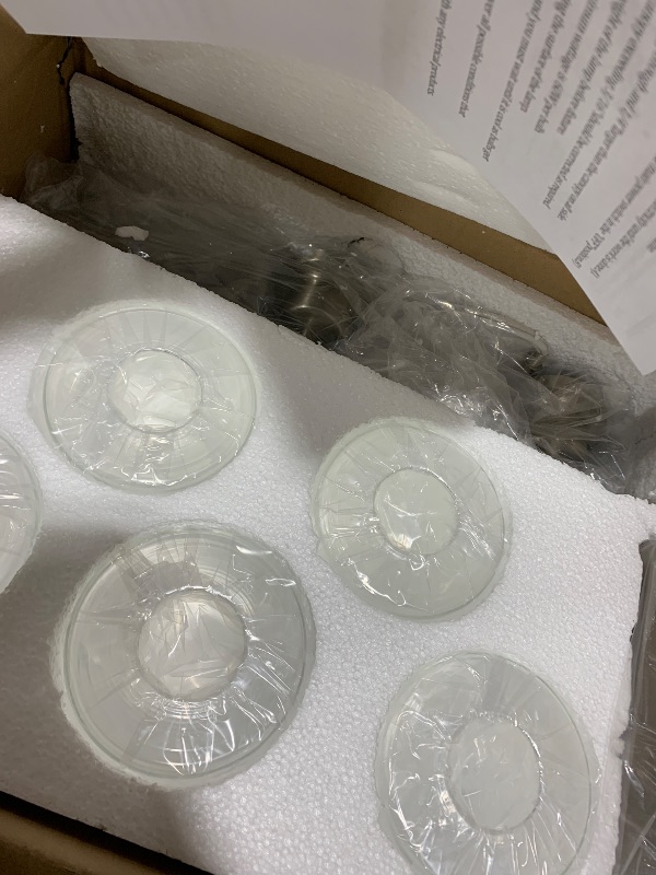 Photo 1 of DIKAIDA Bathroom Vanity Light, 5-Light Nickel Modern Matte Wall Sconce Lighting with Clear Glass Shade, Wall Lights,Bath Vintage Wall Mounted Lamps for Mirror Bedroom Living Room