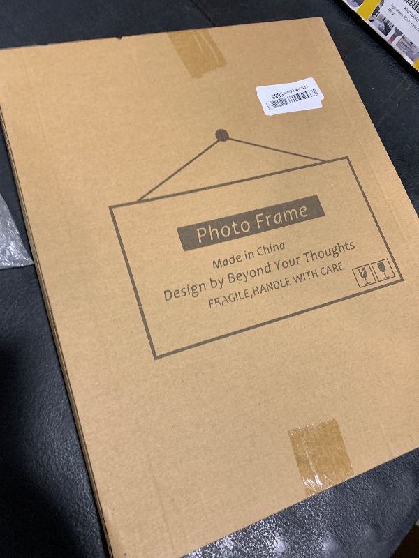 Photo 1 of Beyond Your Thoughts 11"X14" Real Wood (Hang/Stand) White Picture Photo Frame with Matted for 8"X10" or 9"x12" Photo for Wall and Table Top-Mounting Hardware Included(1 Pack)