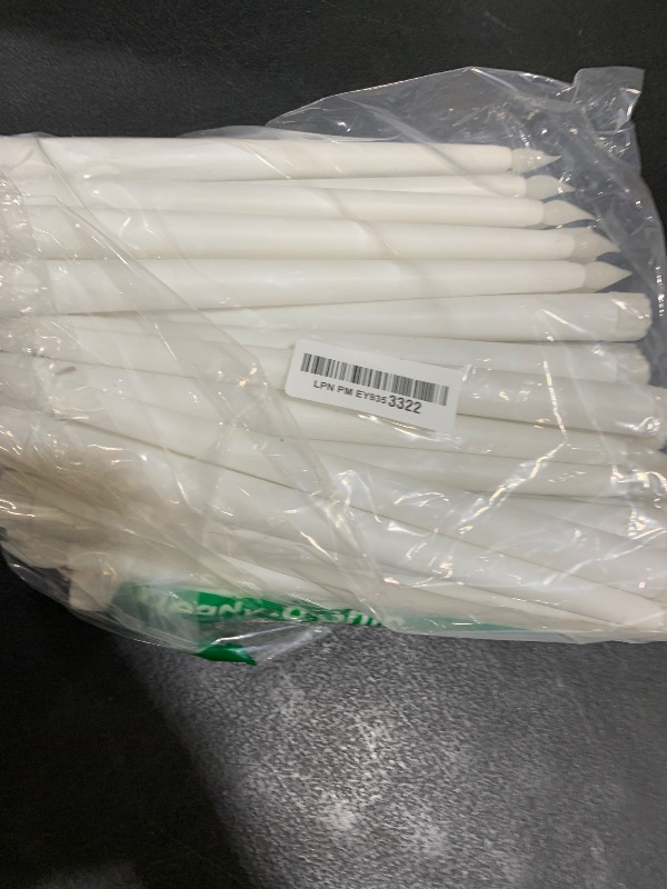 Photo 1 of Treela 36 Pieces Flameless Taper Candles 11 Inch Flickering Faux LED Battery Operated Electric Fake Candles for Christmas Halloween Birthday Wedding Party Supplies(White)