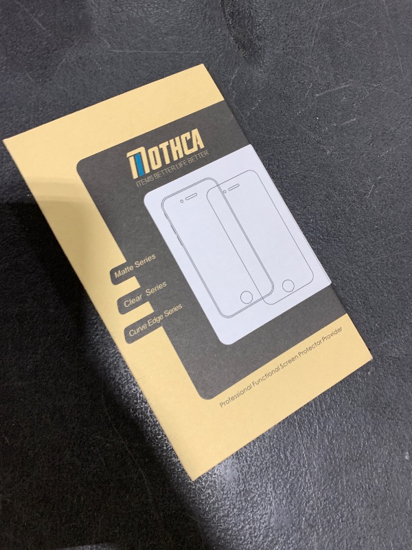 Photo 1 of Mothca 2 Pack Matte Glass Screen Protector for iPhone 16 Pro [6.3 inch] + 2 Pack Camera Lens Protector, Anti-Glare & Anti-Fingerprint (Not Privacy) Tempered Glass Film, Bubble Free, Smooth as Silk