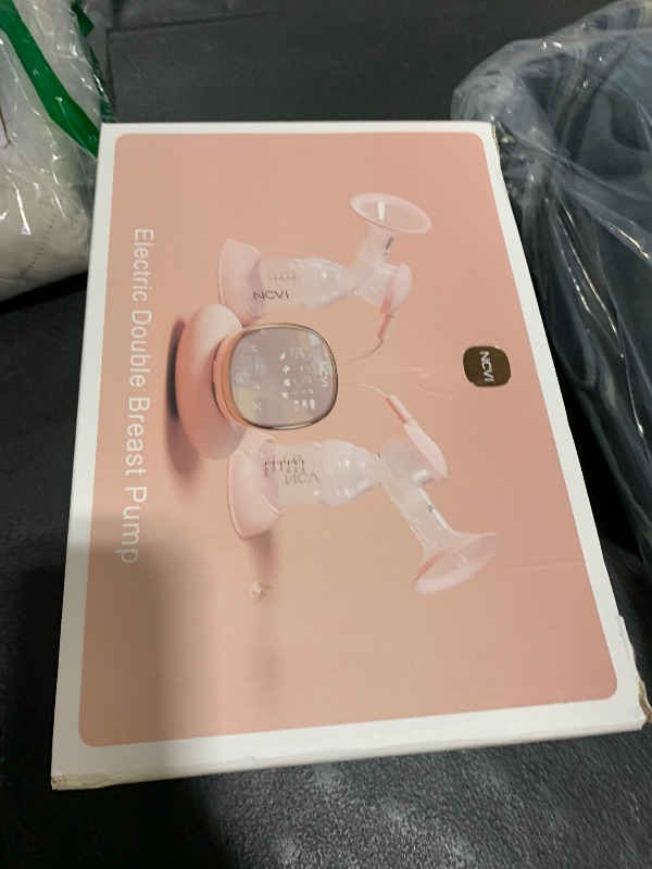 Photo 1 of NCVI Electric Breast Pump 8782, Portable Hospital-Grade Double Pump with 4 Modes & 9 Levels, Anti-Backflow, Rechargeable Quiet Breastfeeding Pump for Efficient Comfortable Use at Home, Work or Travel