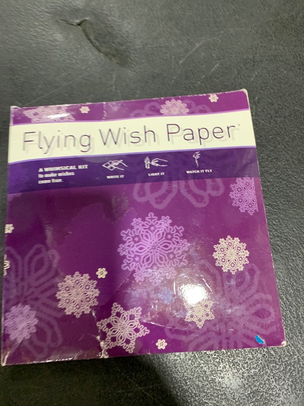 Photo 1 of Flying Wish Paper Purple Snow, Large