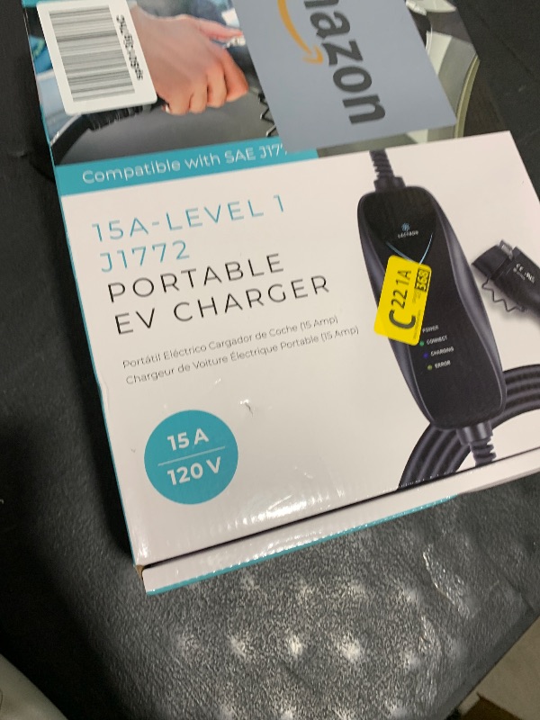 Photo 1 of Lectron EV Charger, 16 ft Extension Cord & J1772 Cable - Portable Electric Car Charger for J1772 EVs and Plug-in Hybrid Vehicles
