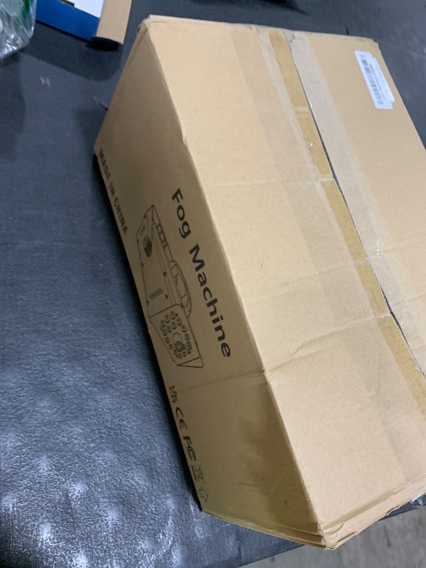 Photo 1 of 1200W Fog Machine Halloween Outdoor with 18 LED Lights 6000CFM Smoke Machine Fog Indoor with Remote for Wedding Party DJ Disco Stage