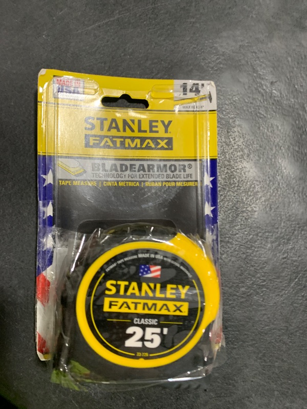 Photo 1 of Stanley 33-735-25 25ft. Fatmax Tape Measure, Yellow