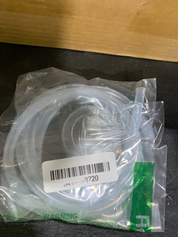 Photo 1 of Food Grade Silicone Water Pump Hose and Weight Block Set for 5 Gallon Water Bottle Pump Buckets Hose Replacement, 304 Stainless Steel Filter, 1/4'' ID 6.56 Inch Hose Fits 0.22-0.31In Interfaces