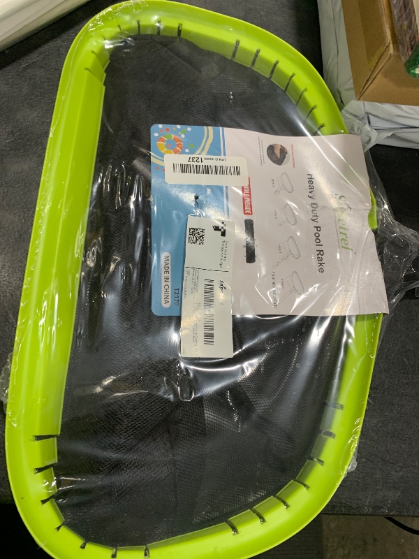 Photo 1 of Sepetrel Pool Net,Professional Swimming Pool Leaf Skimmer Nets for Cleaning with Double-Layer Deep Big Bag,Heavy Duty Aluminum Frame & Handle Rake(Pole Not Included)