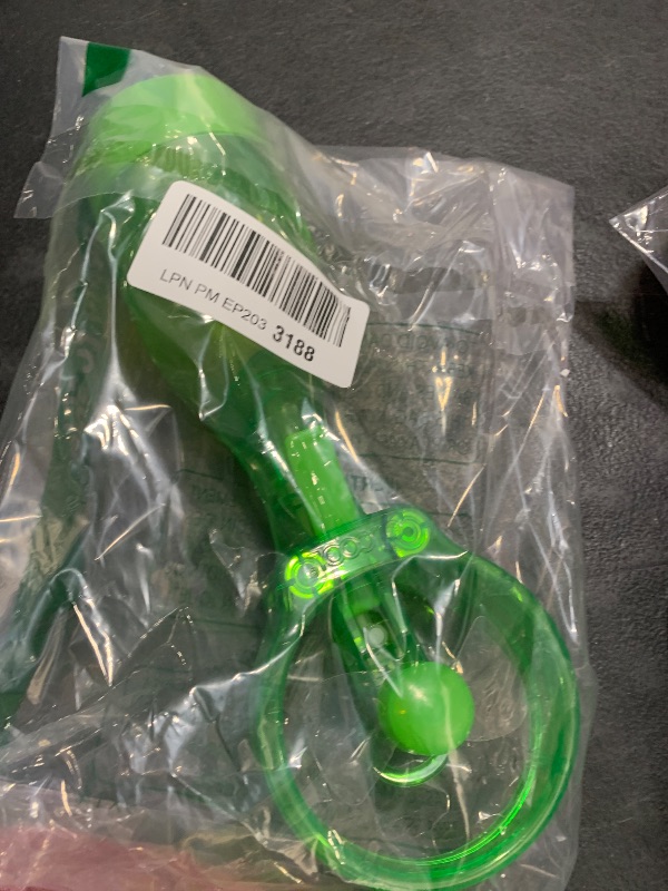 Photo 1 of O2COOL Deluxe Handheld Battery Powered Water Misting Fan (Green)