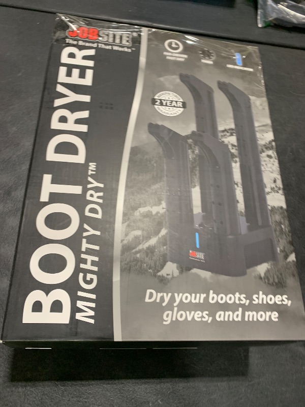 Photo 1 of JobSite Boot Dryer - Mighty Dry with Heat Blower Fan - Fast Glove & Shoe Dryer - Helps Reduce Odor