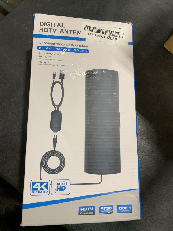 Photo 1 of 2800+ Miles Range TV Antenna, 2025 Strongest Digital TV Antenna Indoor/Outdoor with Amplifier Signal Booster, HDTV Antennas for Local Channels for Smart and Old TVs-38ft Coax Cable-Support 8K 4K 1080p