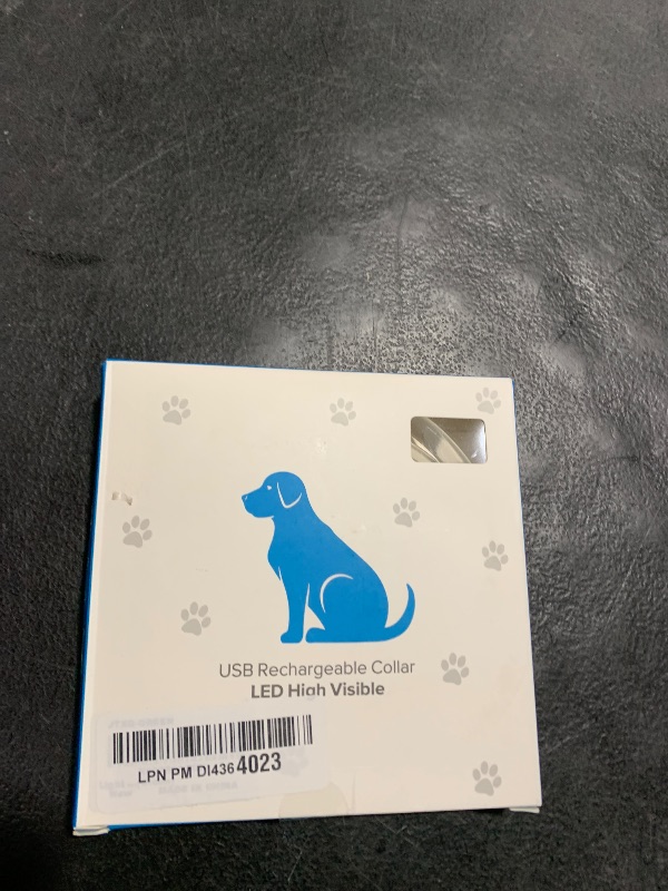 Photo 1 of Dog Collar, Dlitk Rechargeable Cuttable LED Dog Collars, Pet Safety Light at Night Walking for Small Medium Large Dogs, Do Not Use Fast Charging (Green)