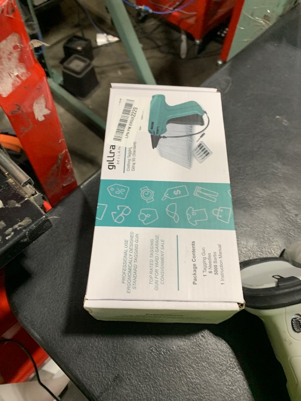 Photo 1 of GILLRAJ® Price Tagging Gun?Not-a-Stitch-Gun? Hangtag Attacher with 5000pcs 2" Long Barbs Fasteners & 6 Needles, Retail Pricing Tag Gun for Stores Consignment Garage Yard Sale