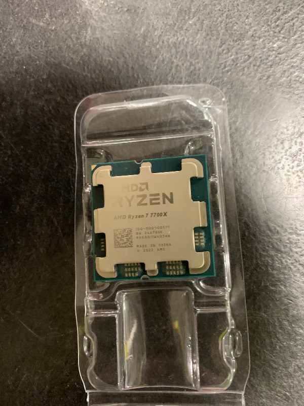 Photo 1 of AMD Ryzen 7 7700X 8-Core, 16-Thread Unlocked Desktop Processor