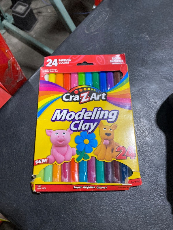 Photo 1 of Cra-Z-Art Modeling Clay, 17.5 oz, 24 Count (10901)