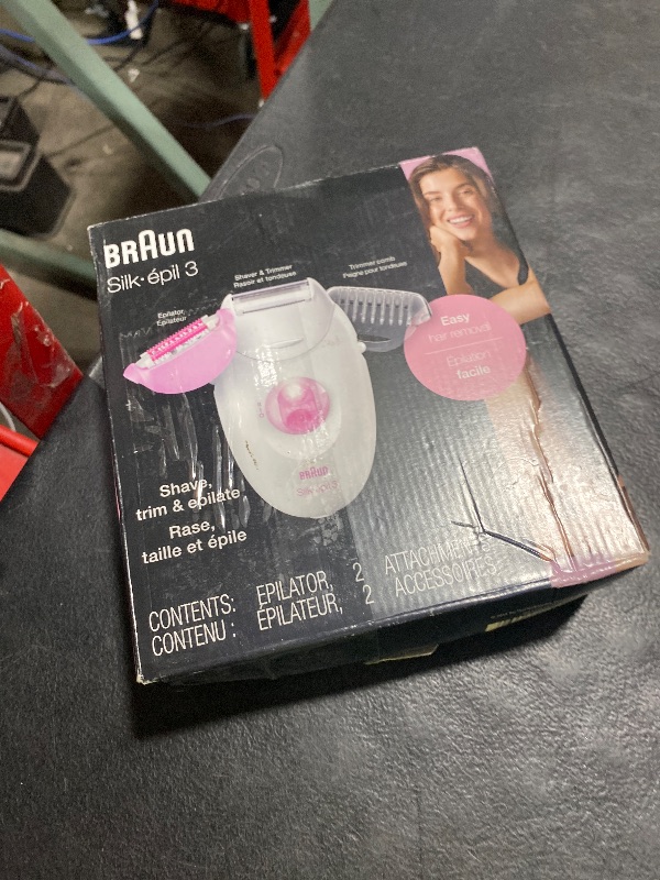 Photo 1 of Braun Epilator Silk-epil 3 3-270, Hair Removal Device, Epilator for Women, Shaver & Trimmer, Hair Removal