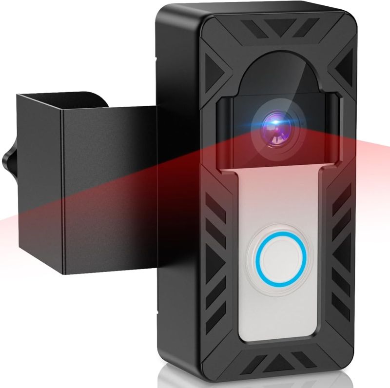 Photo 1 of Ring Doorbell Mount, Anti-Theft Video Doorbell Mount for Ring/Blink Camera Doorbell, Adjustable Camera Mount Bracket Accessories for Apartment/Home/Business