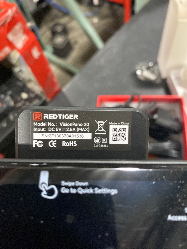 Photo 1 of REDTIGER 530° Dash Cam 3 Channel, 2.5K+2.5K+1080P Triple Car Camera with 128GB Card, IR Night Vision, Touch Screen, Dashcam for Front Inside Rear Included WiFi GPS, 24H Parking Mode