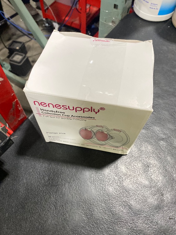 Photo 1 of Nenesupply Handsfree Wearable Breastmilk Collection Cara Cups Caracups Compatible with Spectra S1 S2 9 Plus Breast Pumps 24mm Silicone Flanges Replacement for Spectra Pump Parts 19 21mm Inserts