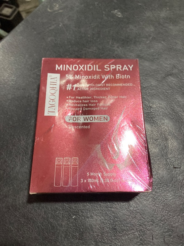Photo 1 of 5% Minoxidil for Women Hair Regrowth Spray, hers hair regrowth treatment Infused with Biotin, Extra Strength Treatment to Combat Hair Loss and Thinning, 3 Bottles