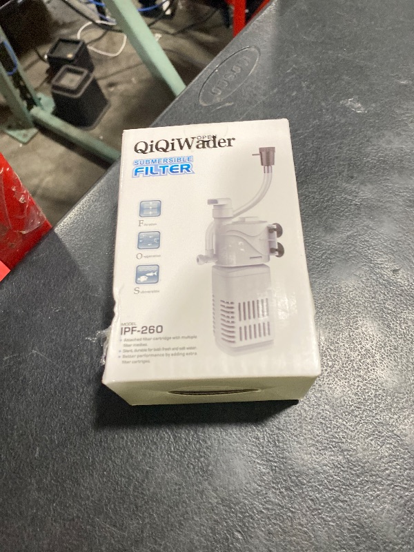 Photo 1 of QiQiWader The Fish Tank Filter is Suitable for 10-40 Gallon Aquariums, Filtering/oxygenating/Water Circulation. Built-in Biochemical Filter Cotton
