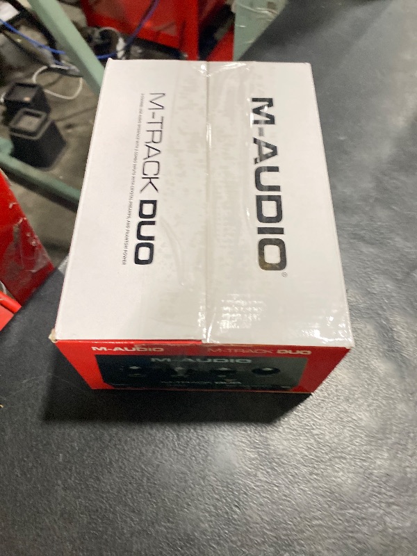 Photo 1 of M-AUDIO M-Track Duo USB Audio Interface for Recording, Streaming and Podcasting with Dual XLR, Line and DI Inputs, plus a Software Suite Included
