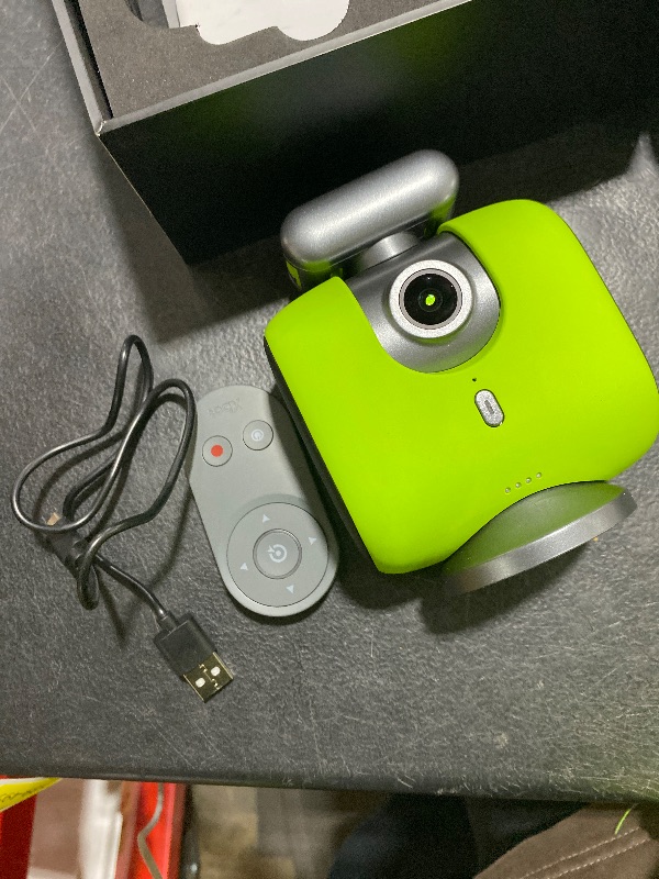 Photo 1 of XbotGo Chameleon AI Auto Sports Action Camera - 4K 60FPS Soccer Camera and Basketball Tracking Camera for Team Sports, Live Streaming, No Subscription, Works with iOS & Android (Lemon Green)