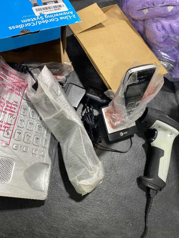 Photo 1 of AT&T TL86103 2-Line Corded/Cordless for Small Business with Answering Machine, 2-Mailboxes, Connect-to-Cell, Caller ID Announcer, Intercom, Line-Power, Long Range & Expandable to 12 Handsets