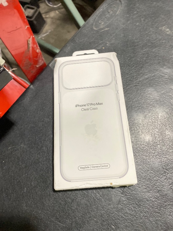Photo 1 of Apple iPhone 17 Pro Max Clear Case with MagSafe MagSafe and Camera Control: Lightweight Phone Case, Wireless Charging Compatible, Smooth Glossy Finish