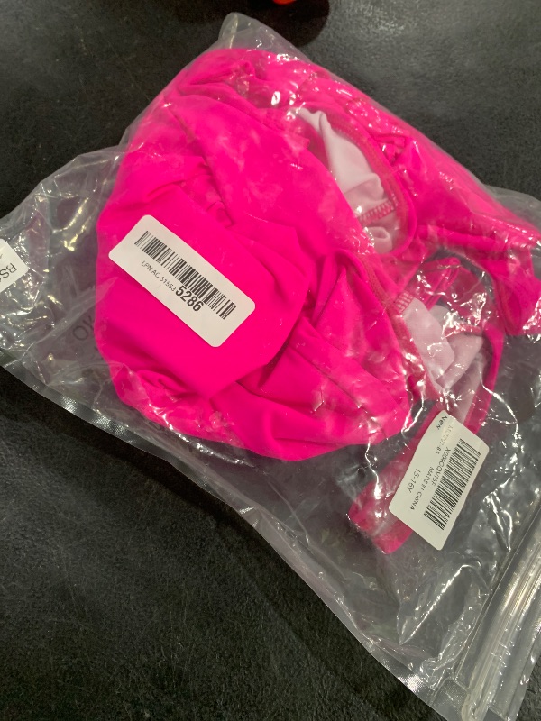 Photo 1 of BAVADER Girls Swimsuit Size 14-16 Teen Swimsuits for Girl 14-16 Girls One Piece Swimsuits Size 14 16 Solid Adjustable Straps Girl Bathing Suits Size 14 16 Modest Belly Ruched Swimwear Hot Pink