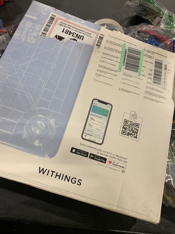 Photo 1 of Withings Body - Digital Wi-Fi Smart Scale with Automatic Smartphone App Sync, BMI, Multi-User Friendly, with Pregnancy Tracker & Baby Mode