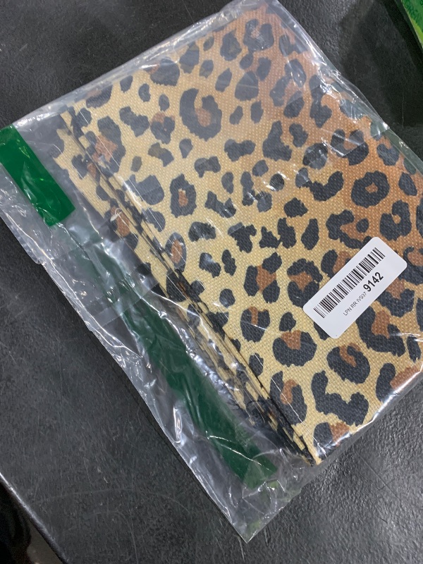 Photo 1 of YOVOYOA Leopard Print Table Runner 72 Inches Long, Animal Style Table Runner Dresser Scarves, Wildlife Safari Burlap Dining Room Table Decor for Kitchen Farmhouse Indoor Outdoor Home Party
