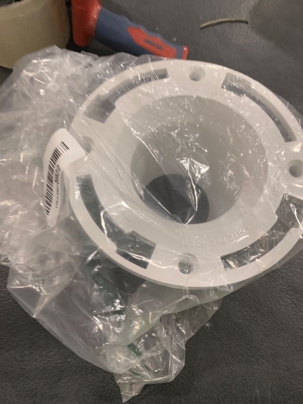 Photo 1 of Oatey 3 in. PVC Twist-N-Set Closet Flange