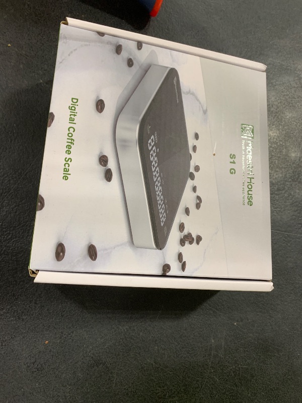 Photo 1 of Rechargeable Mini Coffee Scale with Timer, Maestri House Espresso Scale, 2kg/0.1g Accurate Scale for Espresso and Pour-Over Coffee, Portable Digital Kitchen Scale with Automatic Timing?Black&Silver?