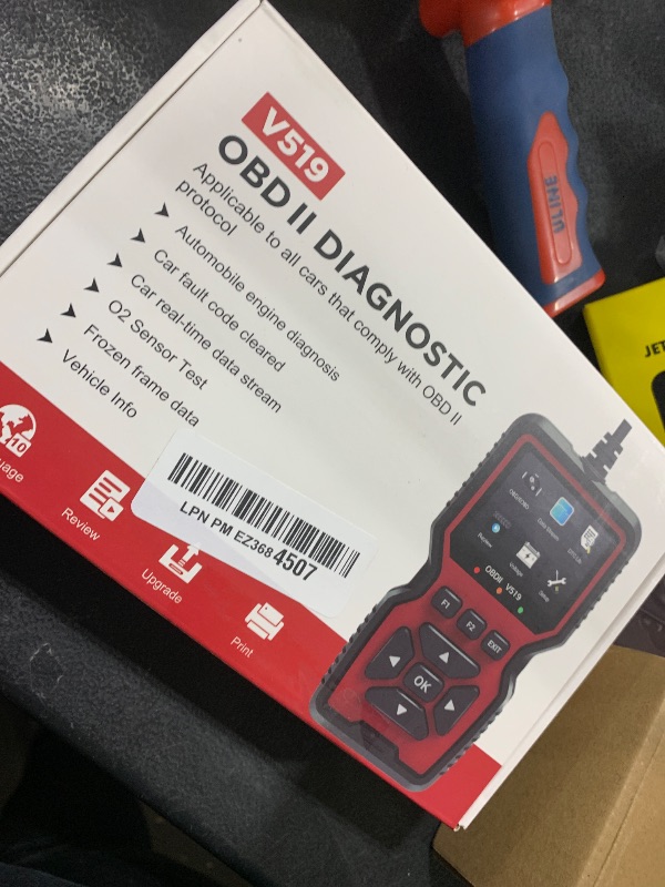 Photo 1 of OBD2 Scanner Diagnostic Tool, Check Engine Code Reader OBD2 Scanner with Reset, Mode 6, Mode 8 & I/M Readiness, Auto Check Engine Light Car Diagnostic Scan Tool for All OBDII Car Since 1996