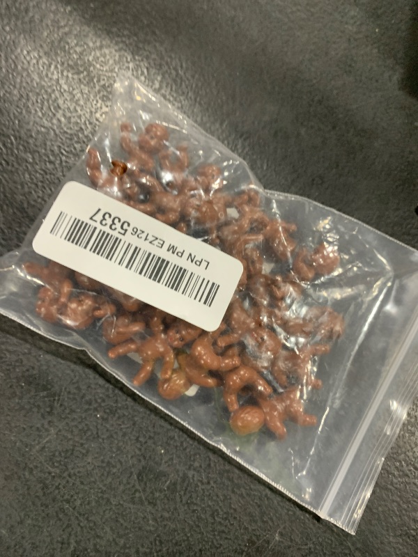 Photo 1 of 1.2" King Cake Babies Mini Plastic Babies for Baby Shower Ice Cube Game/Party Favor King Cake/Party Pet King Cake/King Cake Baby/King Cake Baby/Plastic Baby (Black)